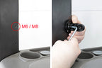 Brodit Toestelhouder 216389 — Pedestal Mount with wingnut