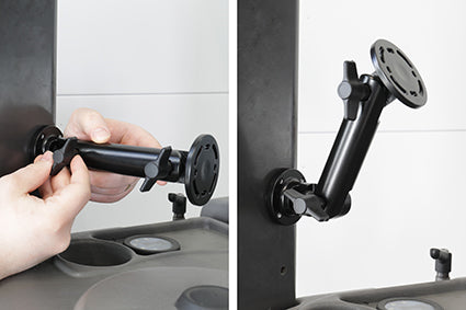 Brodit Toestelhouder 216389 — Pedestal Mount with wingnut