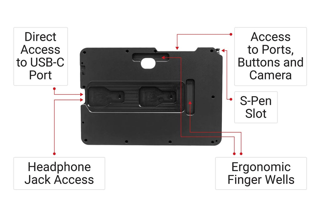 Brodit Toestelhouder 216444 voor Samsung Galaxy Tab Active 5 Pro SM-X356B