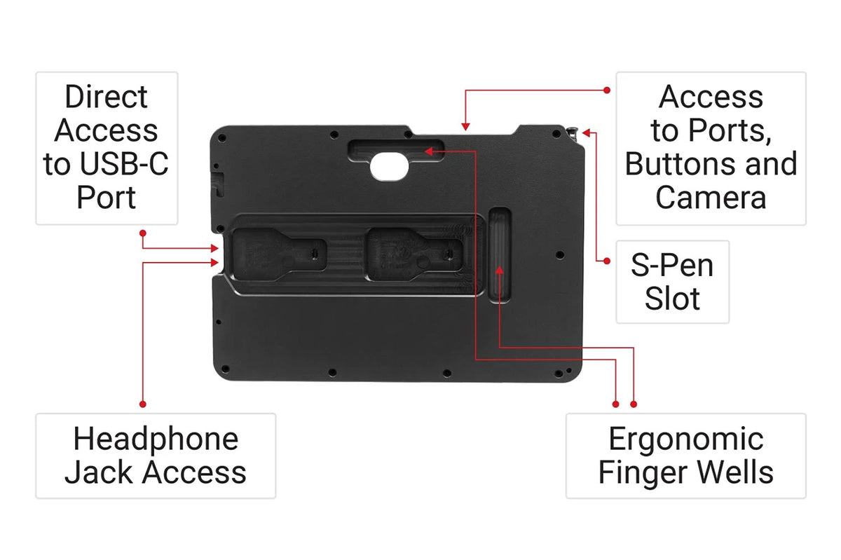 Brodit Toestelhouder 216444 voor Samsung Galaxy Tab Active 5 Pro SM-X356B