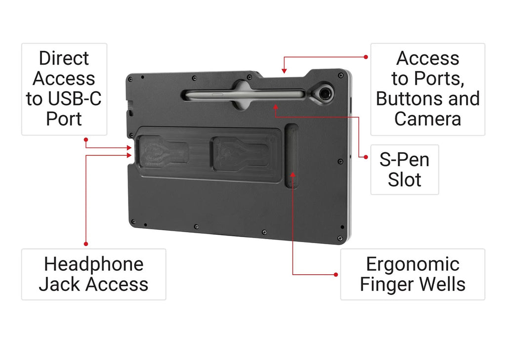 Brodit Toestelhouder 216485 voor Samsung Galaxy Tab S9 FE SM-X51x