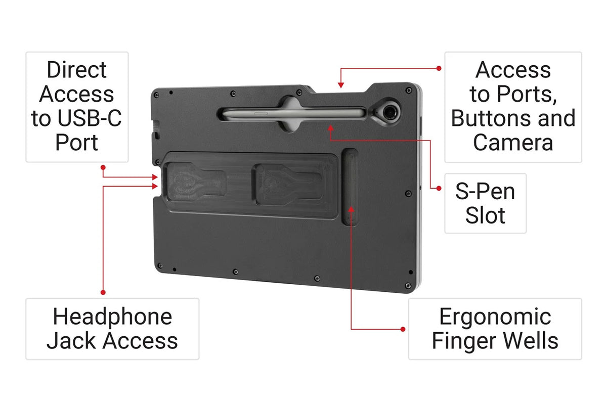 Brodit Toestelhouder 216485 voor Samsung Galaxy Tab S9 FE SM-X51x