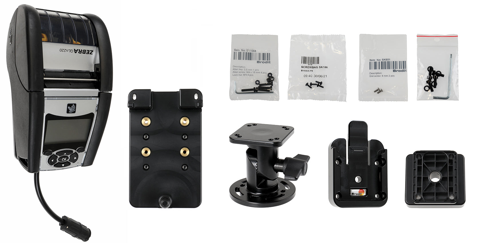 Brodit Accessoire 217077 voor Zebra ZQ620 Plus