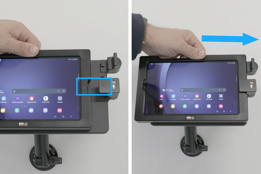 Brodit Toestelhouder 217103 voor Samsung Galaxy Tab A9 SM-X110/SM-X115
