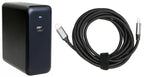 Brodit Accessoire 217227 — 100W charger with EU Cable and 3m Type-C to Type-C cable