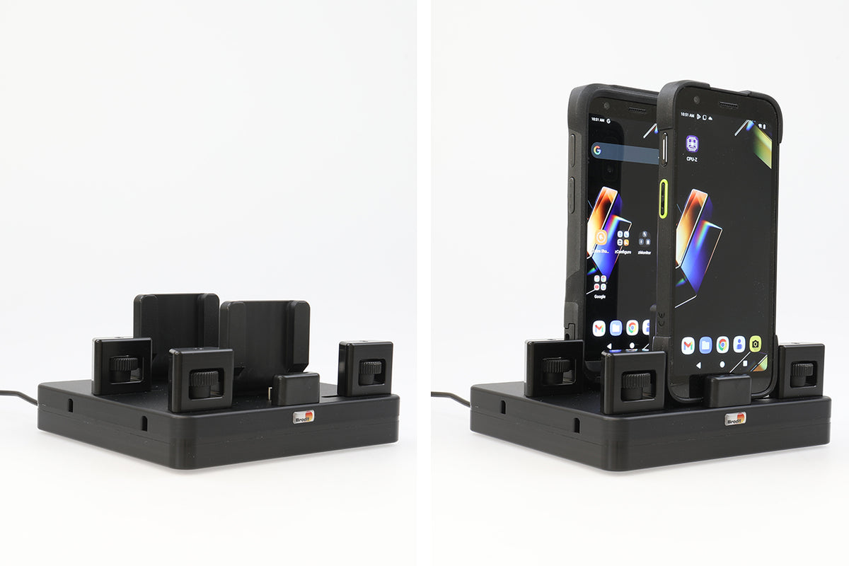 Brodit ProAdapt tweevoudig USB-C-bureaulaadstation met draaiknoppen – artikel 217230 – afbeelding 4