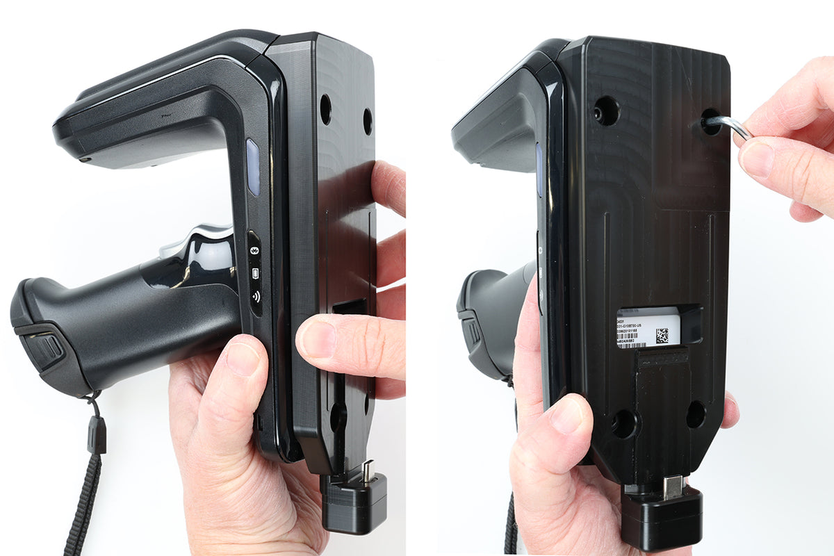 Brodit USB-C-adapterplaat voor Zebra RFD40 Sled – iPhone 16e in OtterBox uniVERSE – artikel 217299 – afbeelding 2