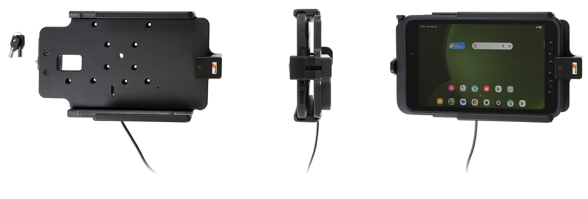 Brodit houder met sleutelslot voor Samsung Galaxy Tab Active 5 SM-X300/SM-X306B – artikel 217321 – afbeelding 5