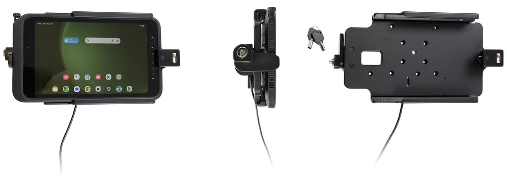 Brodit houder met sleutelslot voor Samsung Galaxy Tab Active 5 SM-X300/SM-X306B – artikel 217321 – afbeelding 6