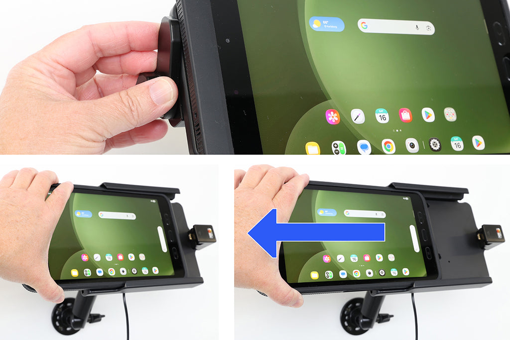 Brodit houder met vergrendeling voor Samsung Galaxy Tab Active 5 SM-X300/SM-X306B – artikel 217322 – afbeelding 3