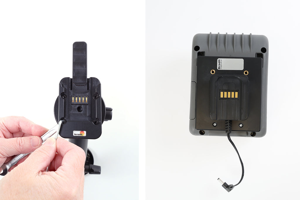 Brodit printerhouder voor Sato PW2NX met MultiMoveClip en verschuifbaar voedingsblok – artikel 217336 – afbeelding 2