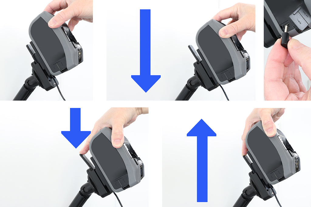 Brodit printerhouder voor Sato PW2NX met MultiMoveClip en verschuifbaar voedingsblok – artikel 217336 – afbeelding 3