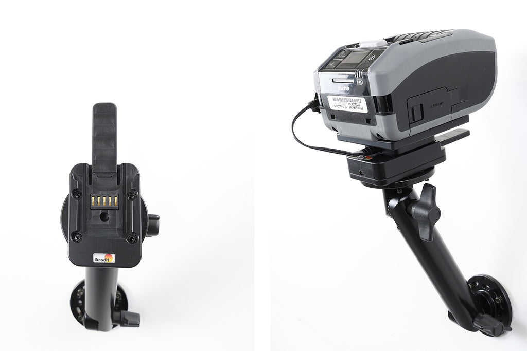 Brodit printerhouder voor Sato PW2NX met MultiMoveClip en verschuifbaar voedingsblok – artikel 217336 – afbeelding 4