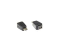 Kabeladapter usbC F - usbA zwart 2 stuks