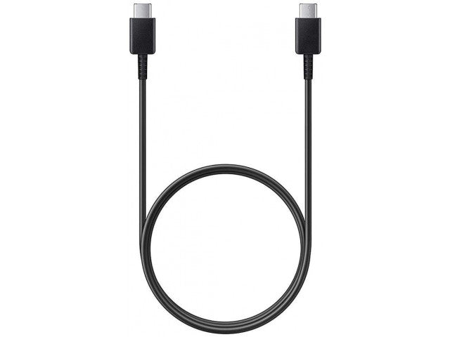 USB C naar USB C kabel met 1 meter kabel zwart