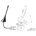 Flexantenne  TETRA (380-430 MHz)  FME (m) Nachfolge der 4658
