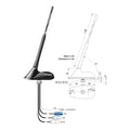 Combi antenne AM/FM / DAB / GPS 3x Fakra M 0.2m