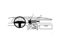 ProClip - Ford Fiesta 1989-1995 Center mount Let Op: Uitlopend Artikel, Kan niet retour!