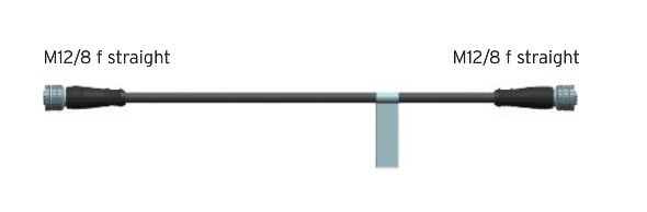 adapterkabel 150 cm M12/8 F - M12/8 F IRD LP/S - afbeelding 2