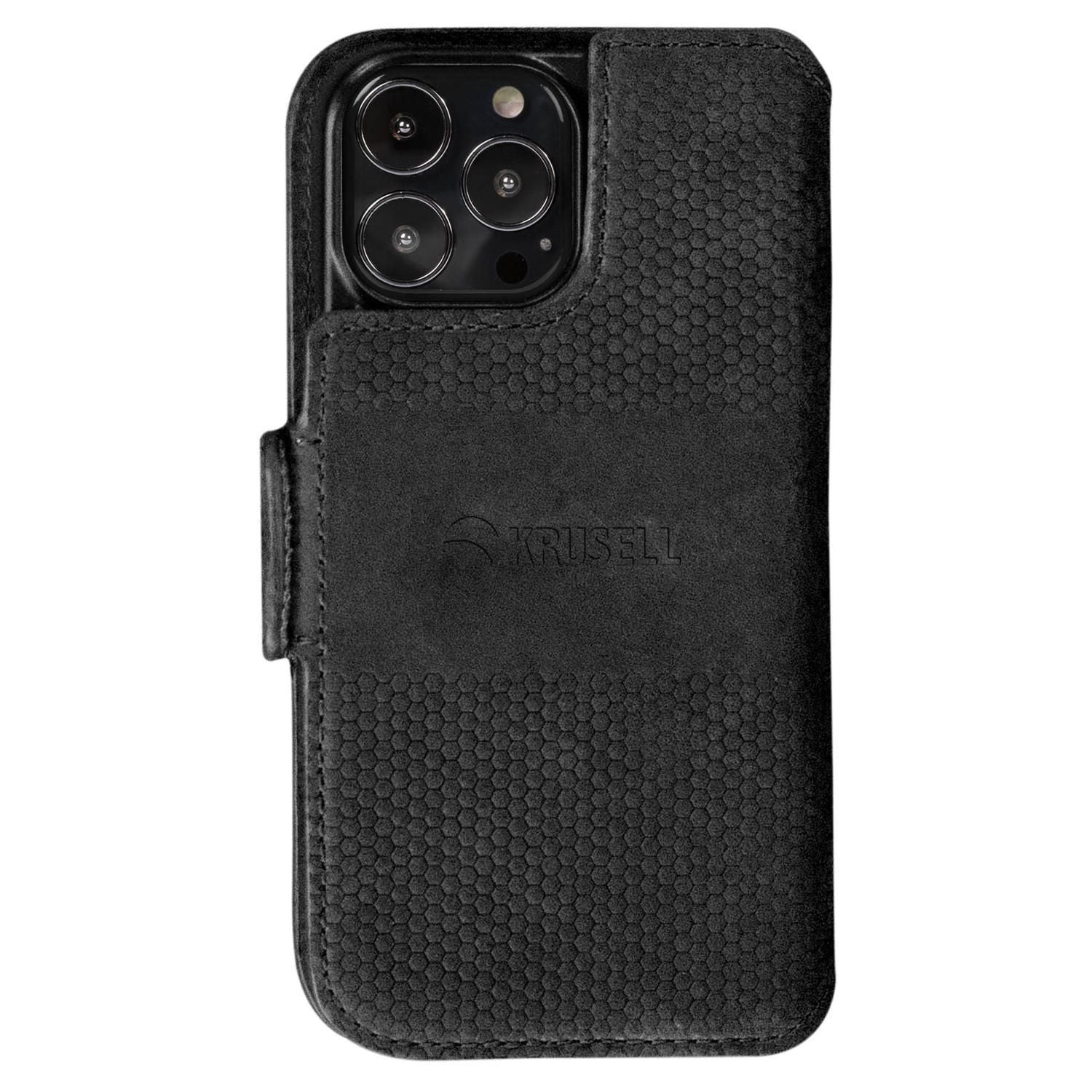 Krusell Leather Phone Wallet Apple iPhone 13 Pro - black