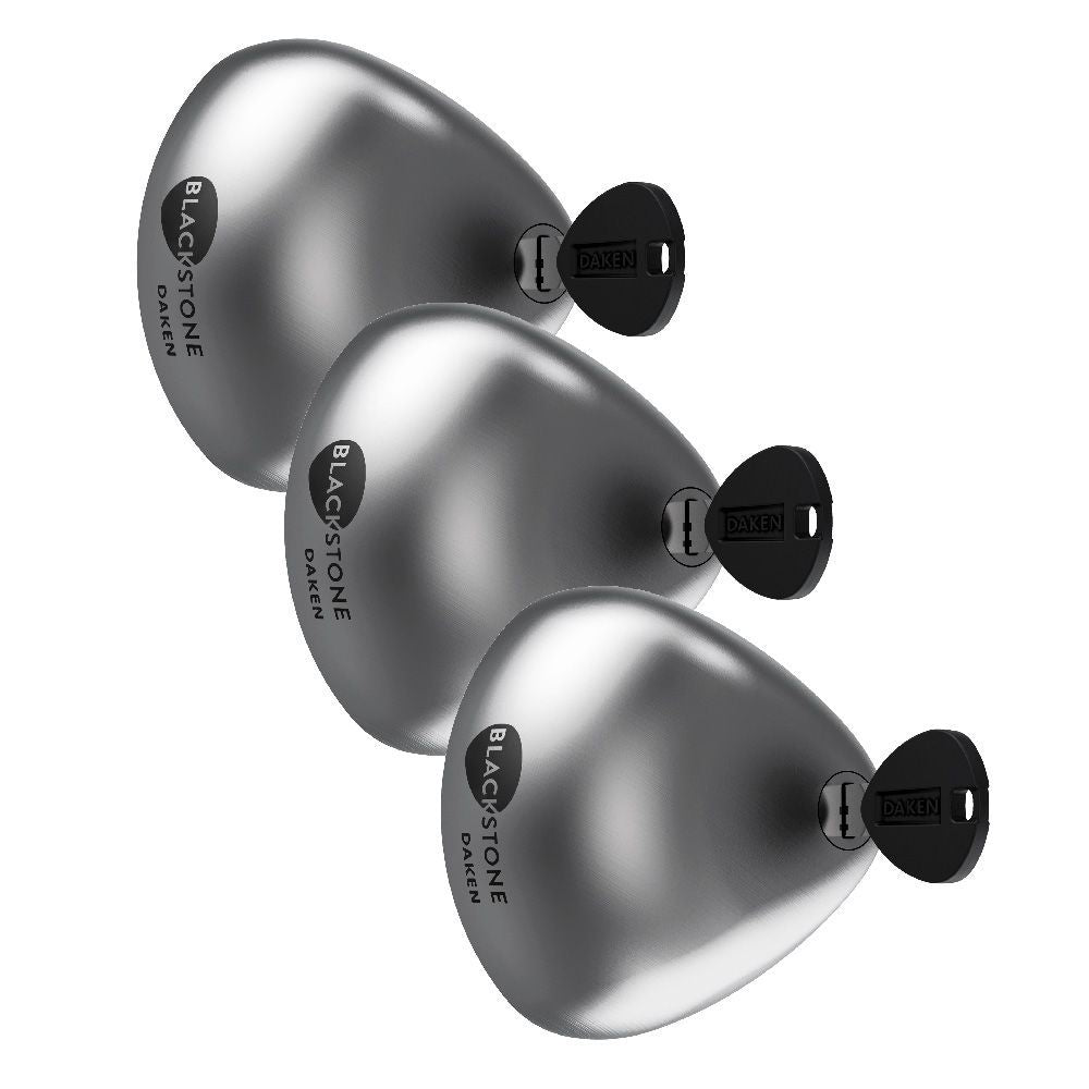 Blackstone Silver Combo veiligheidsslot  3 stuks  6 sleutels