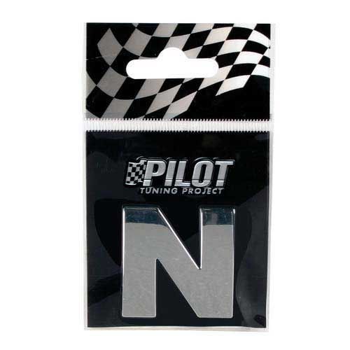 3D LETTER CHROOM – *N* 28mm dikte