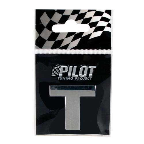 3D LETTER CHROOM – *T* 28mm dikte