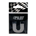 3D LETTER CHROOM – *U* 28mm dikte