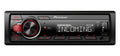 Pioneer MVH-330DAB  Receiver 1DIN USB/BT/DAB+ rood