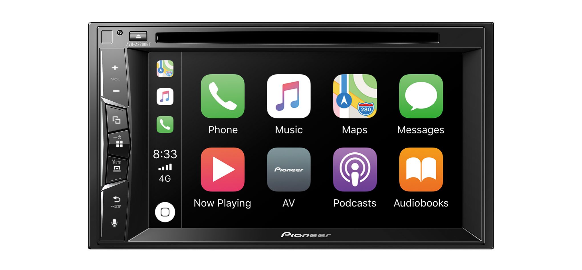 Pioneer AVH-Z2200BT 2DIN 6.2 Multimedia Receiver"
