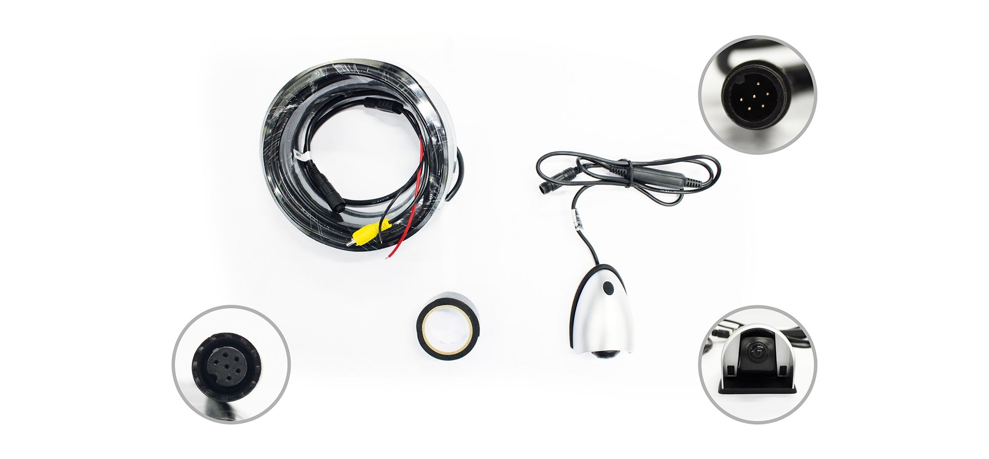 Pioneer CA-BC.010 Domecamera 2 weergave + 20m kabel zilver
