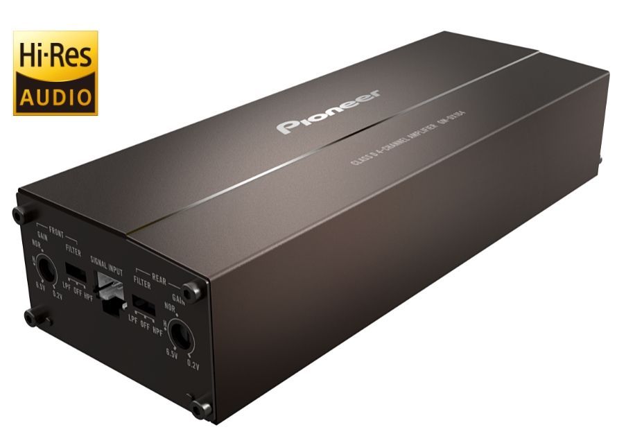 Pioneer GM-DX104 micro 4 kanaals amplifier 400W - afbeelding 2
