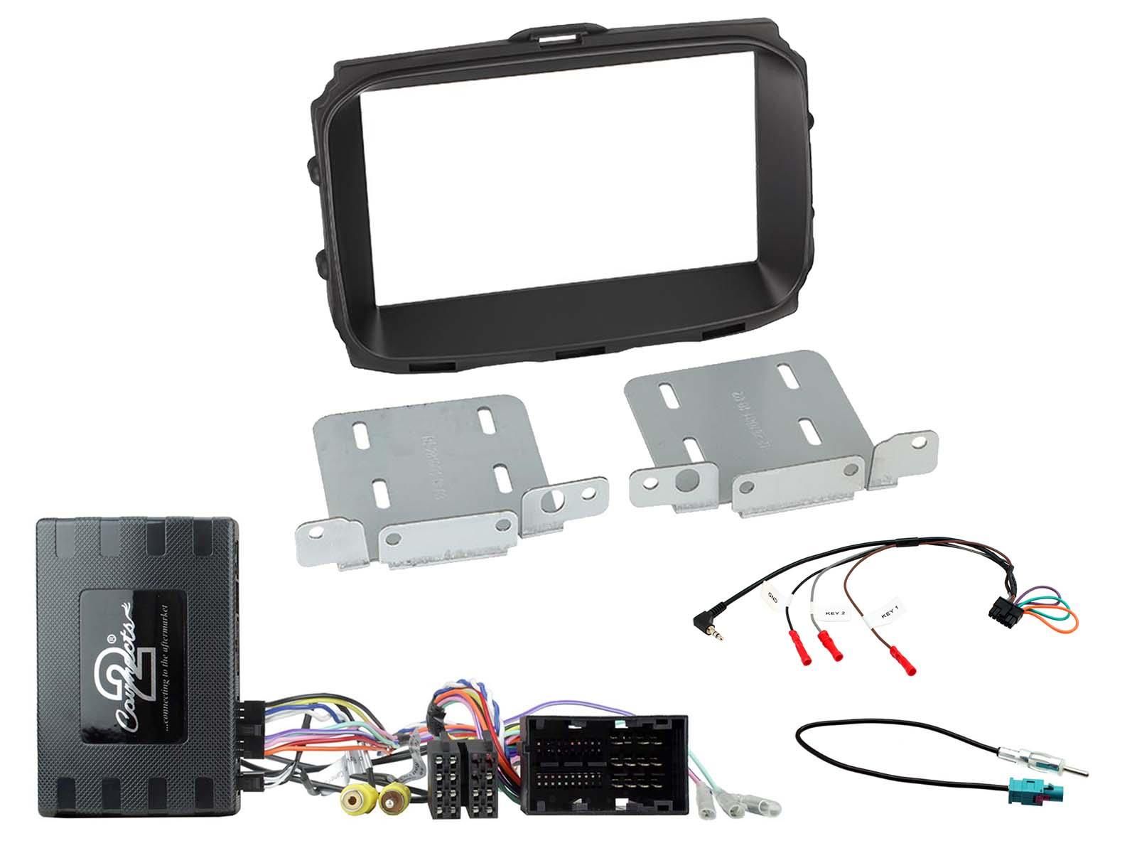2DIN KIT Alfa Giulietta (940) 14-21 mat zwart