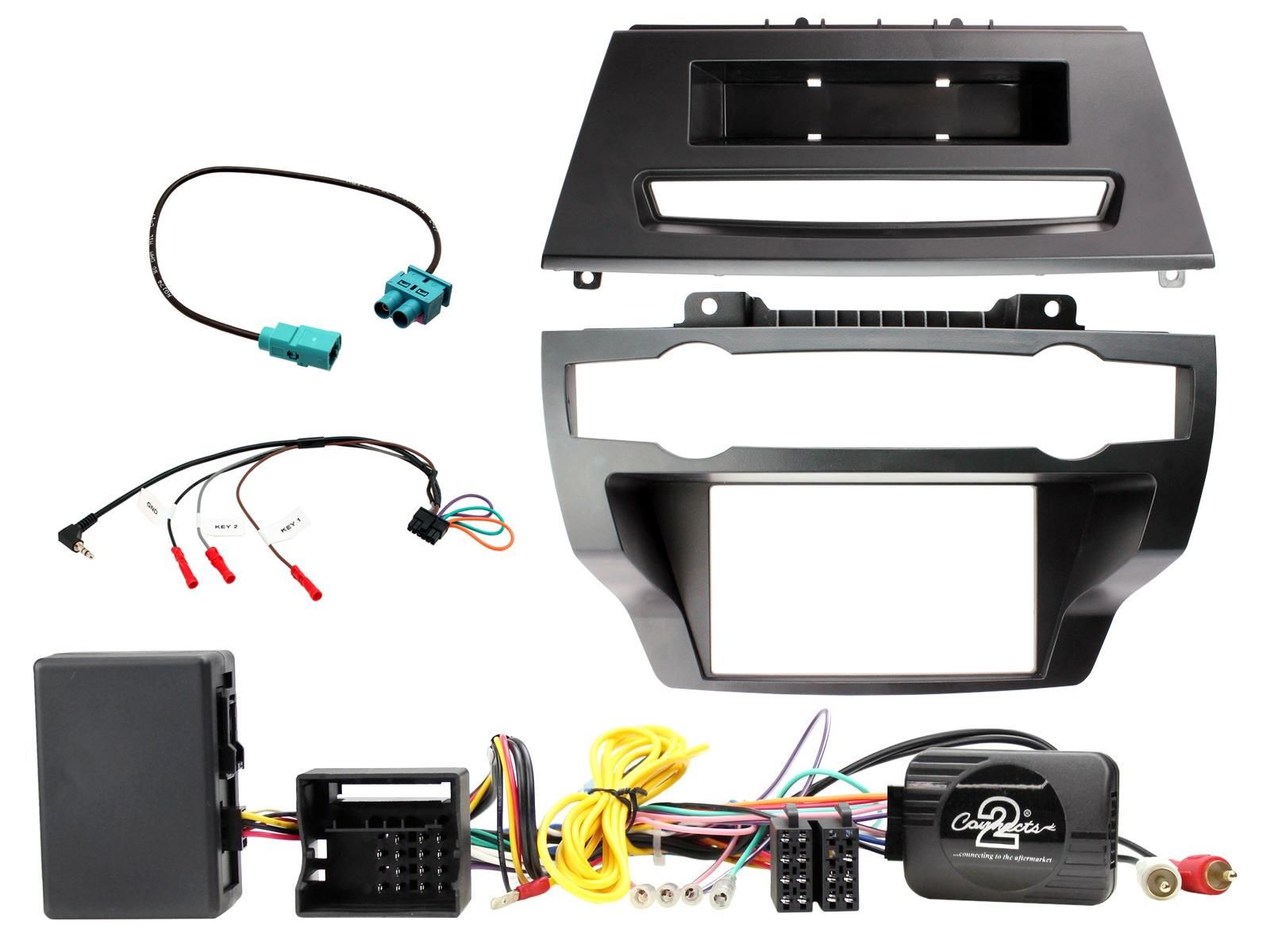 2DIN KIT BMW X5-series 07-13 E70  X6 08-14 E71 met amp