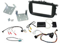 2DIN KIT Fiat 500X 15-21 zwart. max 145 mm diepte