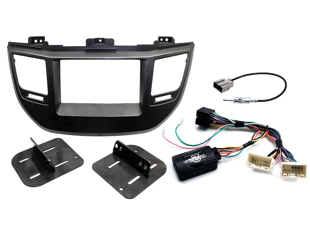 2DIN KIT Hyundai Tucson 15-19 zwart