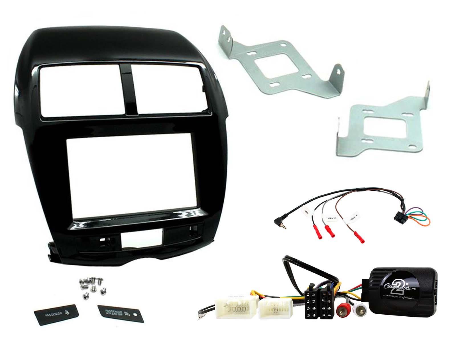 2DIN KIT Citroen C4 Aircross  ASX  Peugeot 4008  14- zwart