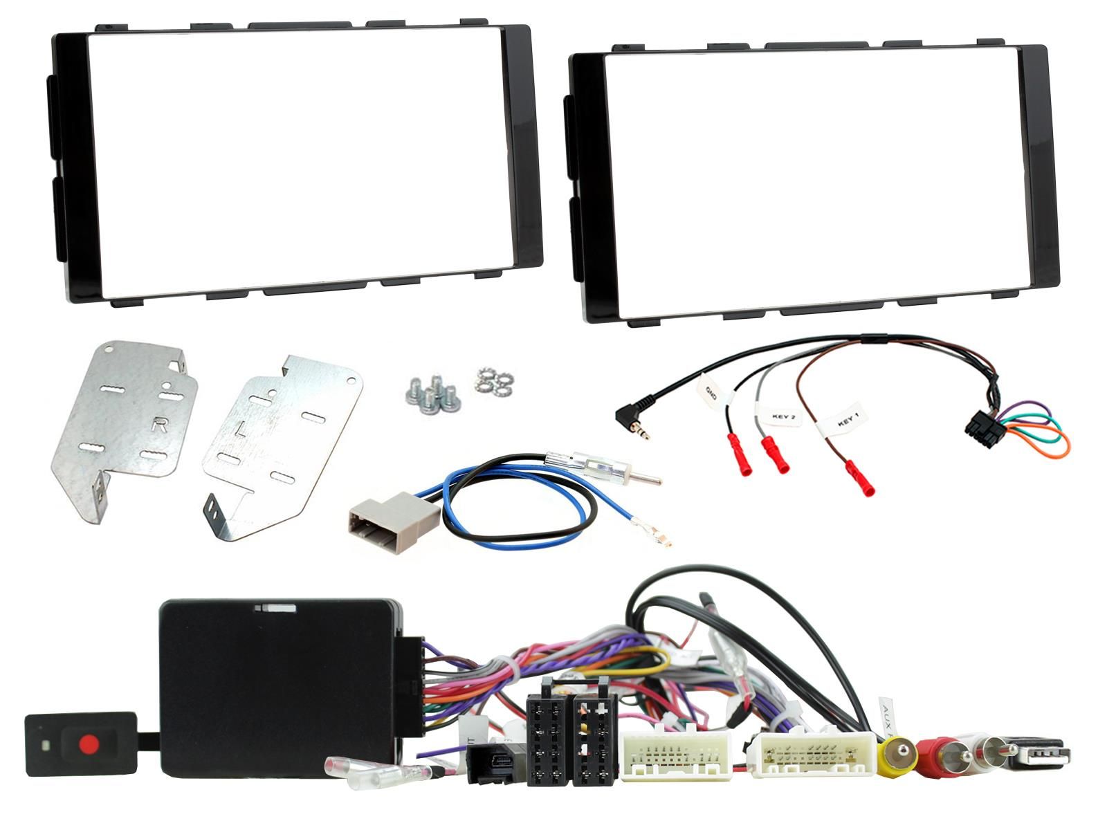 2DIN KIT Nissan Juke / Note 15-19 met OEM 360› camera