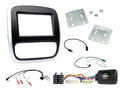 2DIN KIT Opel Vivaro 14-19 zilver/zwart manuele airco