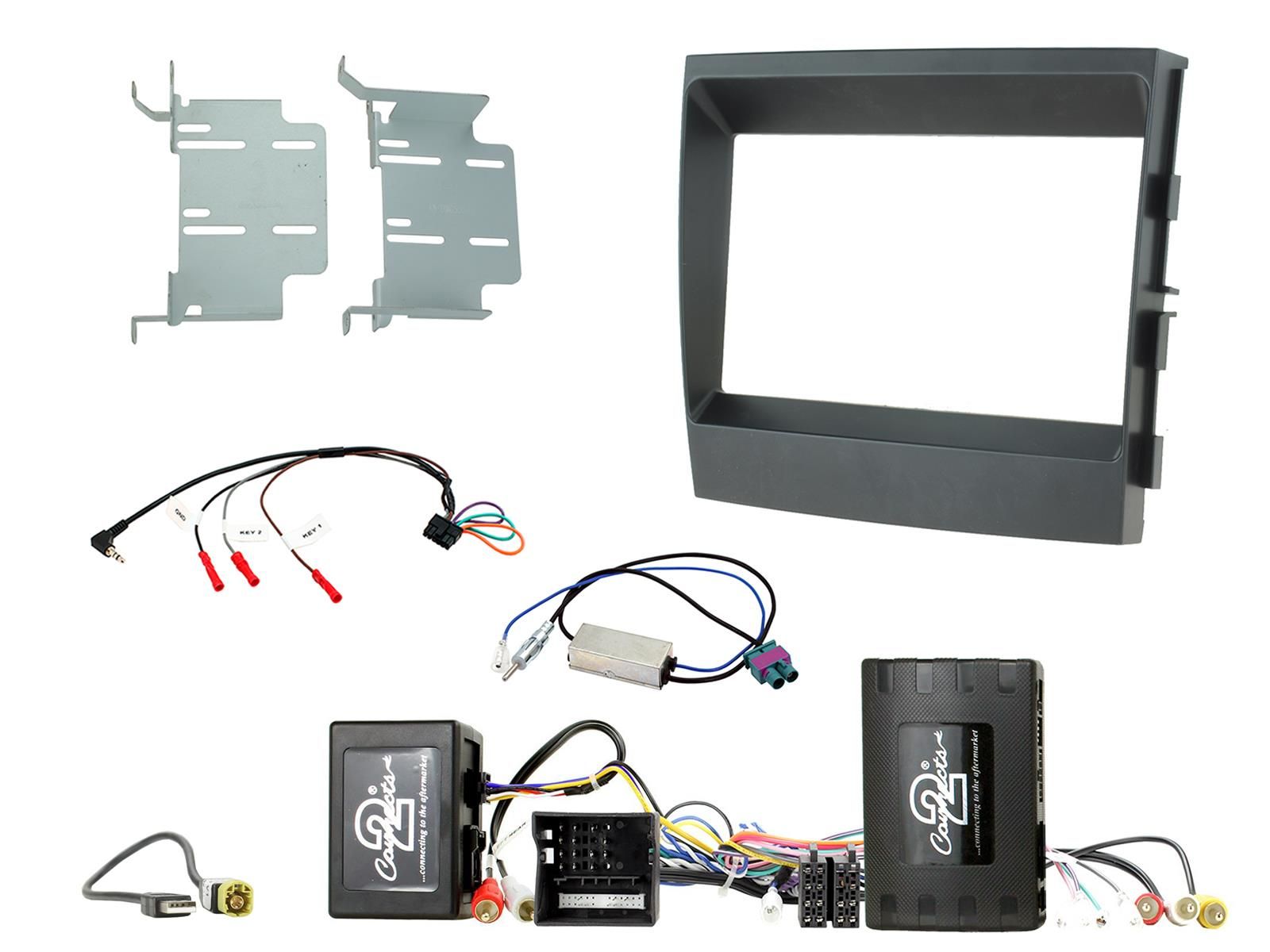 2DIN KIT Porsche Panamera 09-16 + Amp + PDC