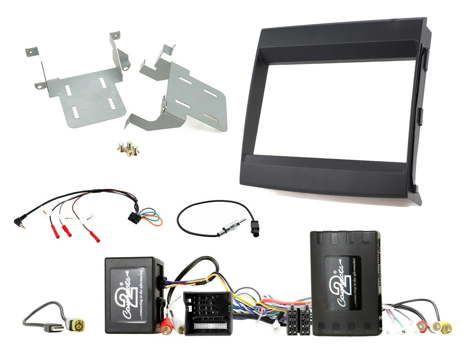 2DIN KIT Porsche Cayenne 11-16 + cam/pdc optisch/amp