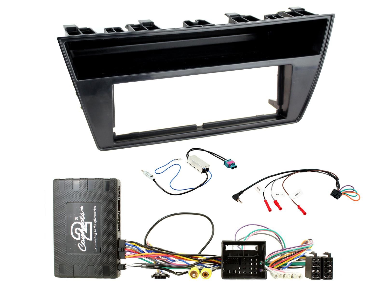 1DIN KIT Skoda Fabia 14-18 met OEM Bolero/Swing/Amundsen