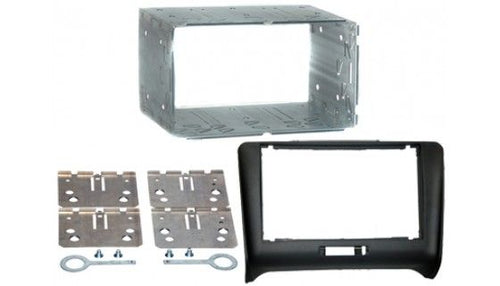 2-DIN frame Audi TT 06-14 met metalen kist  zwart