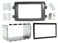 2-DIN frame Fiat Ducato (8 series) 21- metaal frame  zwart