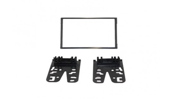 2-DIN frame Kia Carnival  Rio  Sportage  Sorento 02-06 zwart