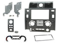 2-DIN frame LR Defender 07-16  zwart retains OEM clock