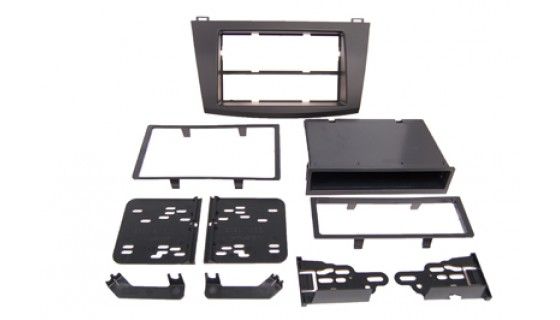 2-DIN frame Mazda 3-serie 09-14 met bakje  zwart