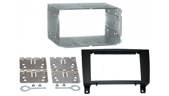 2-DIN frame Mercedes SLK-class (R171) 04-14 zwart