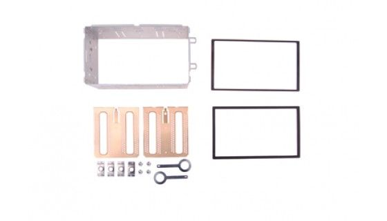 2-DIN frame Nissan Qashqai 07-14 zwart