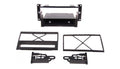 2-DIN frame Nissan Cube 10-14 met bakje  zwart